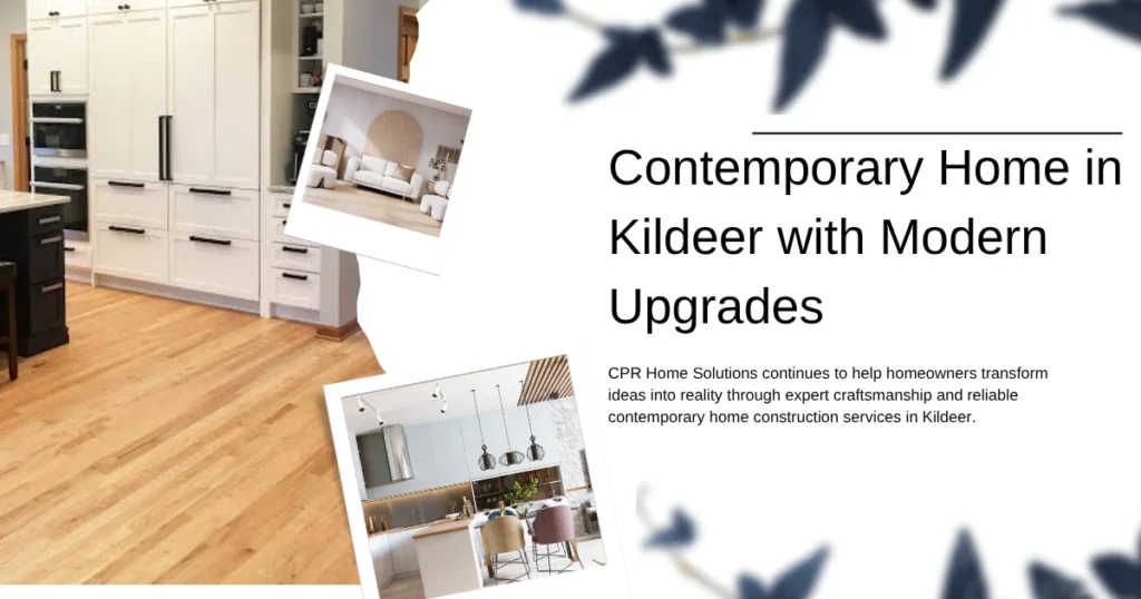 Contemporary home in Kildeer with modern upgrades showcasing custom cabinetry, bright open living spaces, luxury interior design inspiration, and ideas for how to design a contemporary home with stylish renovations. 